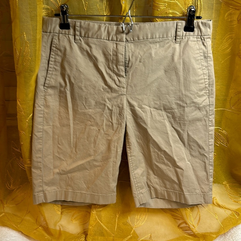 J. Crew, Tan Bermuda Shorts…size 4
